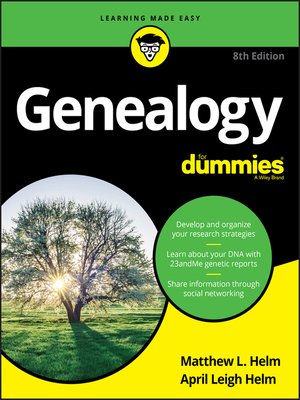 cover image of Genealogy For Dummies